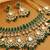 Grand kundan & emerald choker set