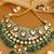 Royal green onyx & kundan ensemble