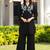 Black embroidered viscose georgette straight cut kurta culottes set