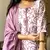 Jaipuri Pink Cotton Kurta & Pant With Dupatta