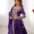 Purple Silk Coding Dori Sequin Embroidery Work Lehenga Choli With Dupatta