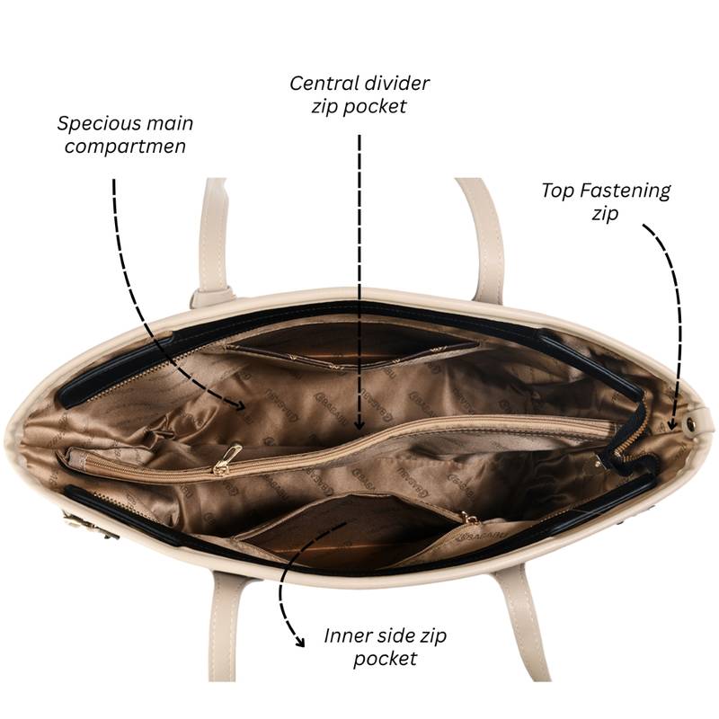 Handbag, detachable sling strap