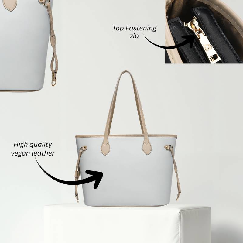 Handbag, detachable sling strap