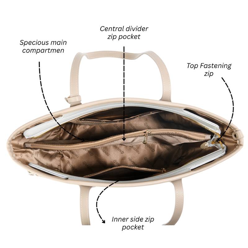 Handbag, detachable sling strap