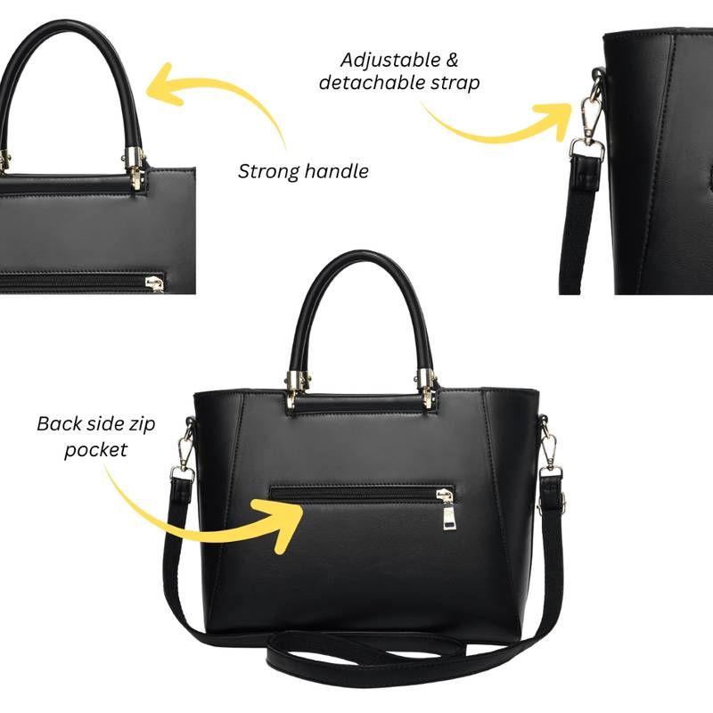 Handbag, detachable sling strap