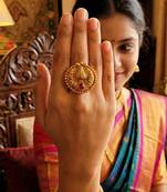 Antique jewellery designer high gold polish fancy style finger rings for women and girls