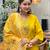 Yellow women kurta pant dupatta set