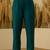 Teal women kurta pant dupatta set