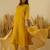 Yellow women kurta pant dupatta set