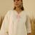 White women kurta pant dupatta set