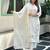 White women kurta pant dupatta set