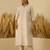 Off white women kurta pant set