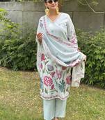 Sky women kurta pant dupatta set