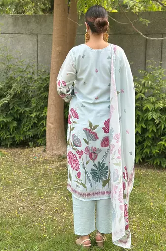 Sky women kurta pant dupatta set