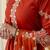 Rust women kurta pant dupatta set