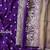 Purple Color Jari Jaqurad Weaving Work Tisu Silk Blend Saree 