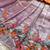 Girls orange tissue silk choli with lavender floral embroidered lehenga set