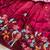 Girls pink tissue silk choli with ranipink floral embroidered lehenga set