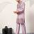 LAVENDER VISCOSE SILK THREAD & SEQUINS EMBROIDERED WORK FESTIVAL MARRIAGE PARTY WEAR STRAIGHT MENS KURTA WITH PANT