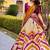 Tasar Silk Tie-Dye Print Chaniya Choli with Lace Touch-Up