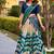 Tasar Silk Tie-Dye Print Chaniya Choli with Lace Touch-Up