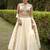 Graceful White Chanda Silk Plain With Sequins and Thread Embroidered Belt Indian wedding lehenga Choli dress