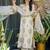 Cream heavy digital printed maslin salwar kameez for women