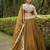 Mesmerizing Bronze Chanda Silk Plain With Sequins and Thread Embroidered Belt Indian wedding lehenga Choli dress