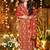 Red heavy digital printed maslin salwar kameez