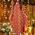 Red heavy digital printed maslin salwar kameez