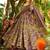 Purple heavy digital printed silk anarkali palazzo style