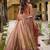Delightful Dusty rose Carika Silk Indian wedding lehenga Choli dress