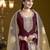wine new arrival chanderi butti ready-made suit with santool inner & bottom and net dupatta