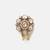 Gold plated kundan hair clip