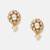 Gold plated kundan earrings