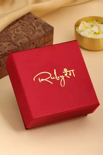 Gold plated kundan earrings