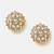 Gold plated kundan studs
