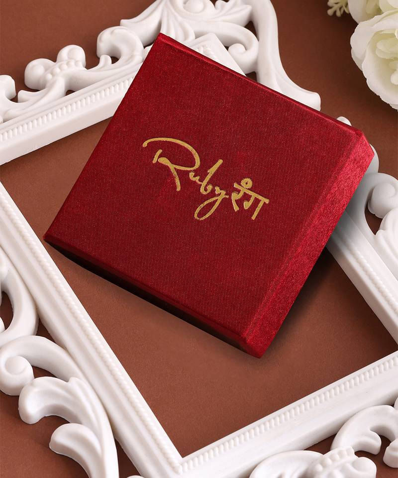 Gold plated kundan earrings