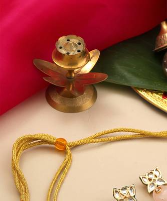 Gold plated kundan pink stones choker necklace set 2