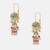 Gold plated kundan multicolor stones choker necklace set