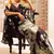 Black printed satin saree with blouse piece