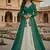 Green and Ivory Long Anarkali Lehenga