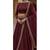 Deep Maroon Lehenga with Embroidered Dupatta