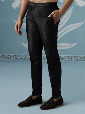 Brown solid velvet indo western 5