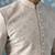 Grey embroidered polycotton indo western