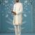 Semi-style sherwani with long bundi set