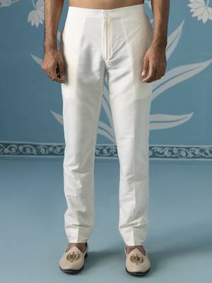 Semi-style sherwani with long bundi set 5