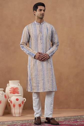 Ari work kurta set with sequin detailing