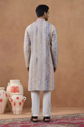 Ari work kurta set with sequin detailing