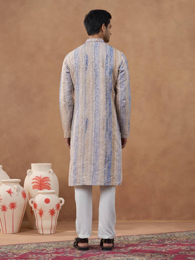 Ari work kurta set with sequin detailing